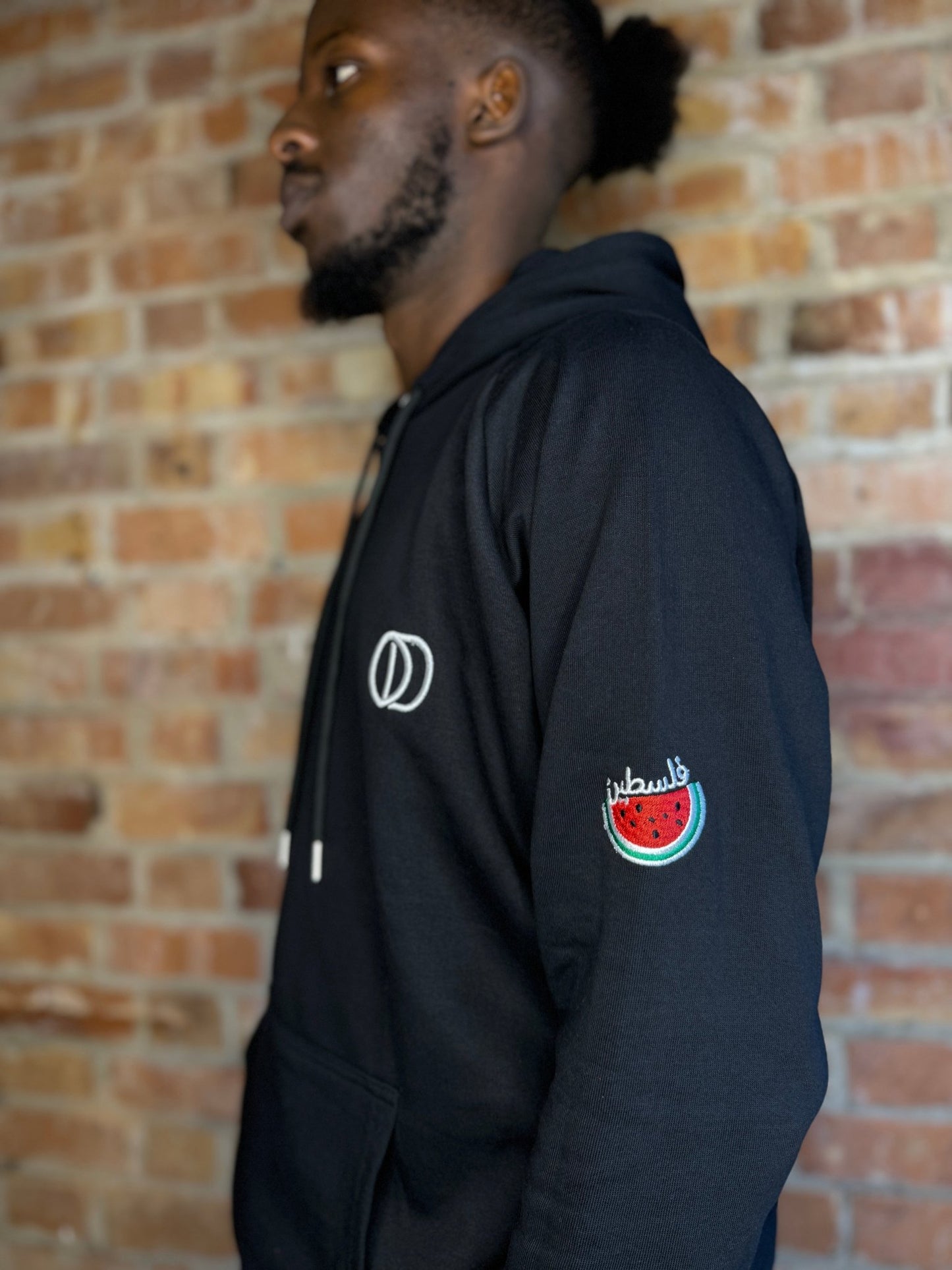 Palestine Legacy Hoodie – Embroidered Heritage Edition - One Dream