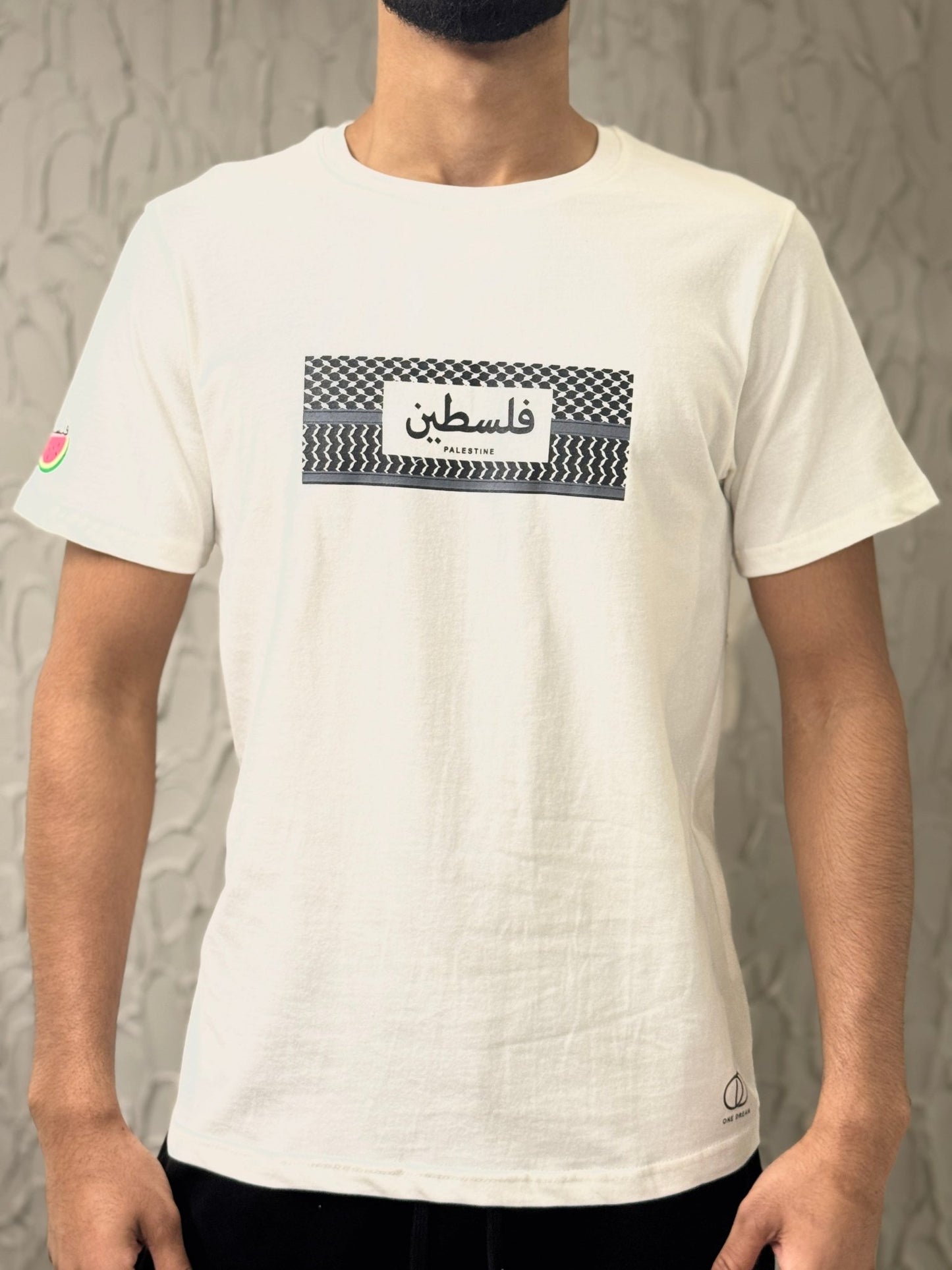 Palestine White Square Country flag - Limited Edition! - One Dream